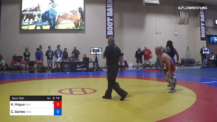 58 Kg Round 2 Kelly Hogue BWC Vs Carson Gainey Ohi...