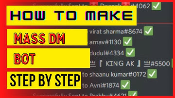 How to make discord mass dm bot | How to make mass dm bot using multiple tokens