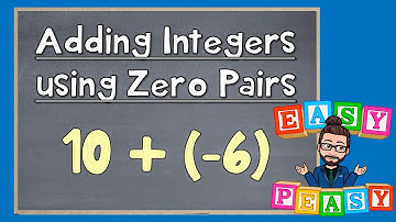 How to Add Integers with Zero Pairs - Step by Step | The Math Review | 7NS1a