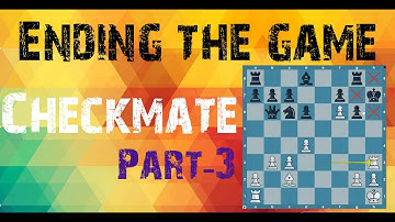 ENDING THE GAME | CHECKMATE | CHESS STRATEGY | CHESS TUTORIALS |SPEED CHESS 2021 | PART-3