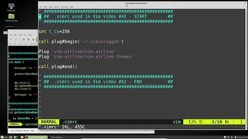 Vim (42) Plugins Pt3 vimairline