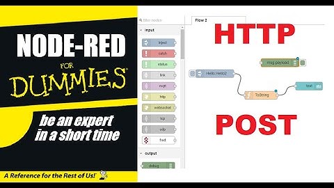 NODE RED FOR DUMMIES-HTTP NODE