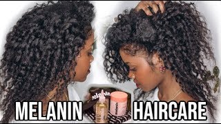 Melanin Haircare by Naptural85 - Twist Out on Blown Out Hair - Flawlesshairstyle screenshot 5