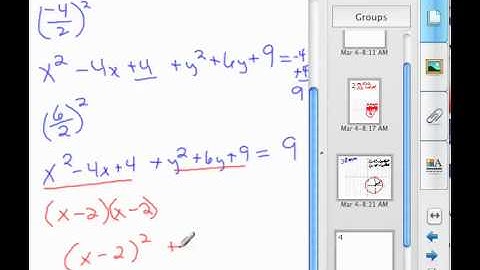 circle equations with completing the square