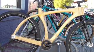 деревянный велосипед от Chris Connor США) Connor Wood Bicycles