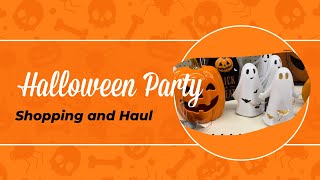 Halloween Party Shopping and Haul (Dollar Tree, Big Lots, and Homegoods)