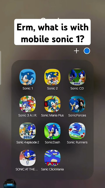 what's wrong with mobile sonic 1?