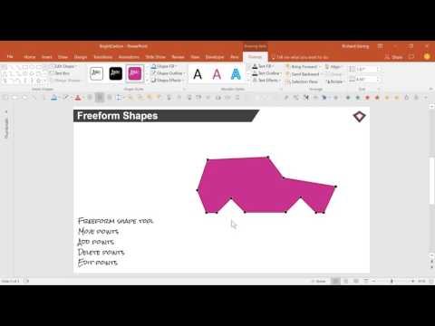 Video: Hur skapar jag en friformsform i PowerPoint?
