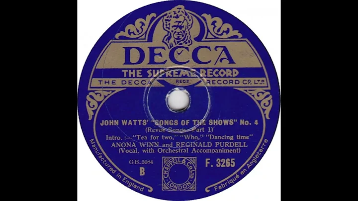 Anona Winn & Reginald Purdell - Tea For Two (1932)