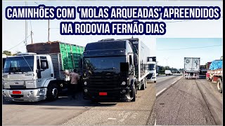 Caminhão arqueado: ofensiva da PRF apreende 'máquina' famosa nas redes