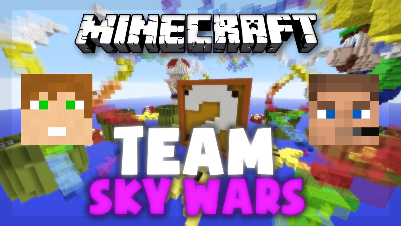 Minecraft Team Sky Wars #8 - DREAM-TEAM w/Babbtox!