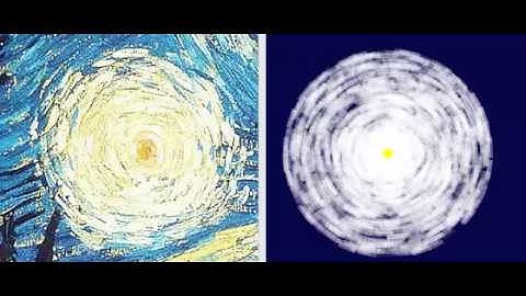 openframeworks experiment - Concentric Particle System - Vincent Van Gogh - Starry Night