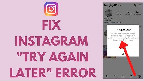 How To FIX Instagram Try Again Later Error! (2022)