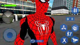 स्पाइडर-मेन सुपर हीरो गेम खेलें | New Flying Spider Superhero City Battle Android Gameplay screenshot 5