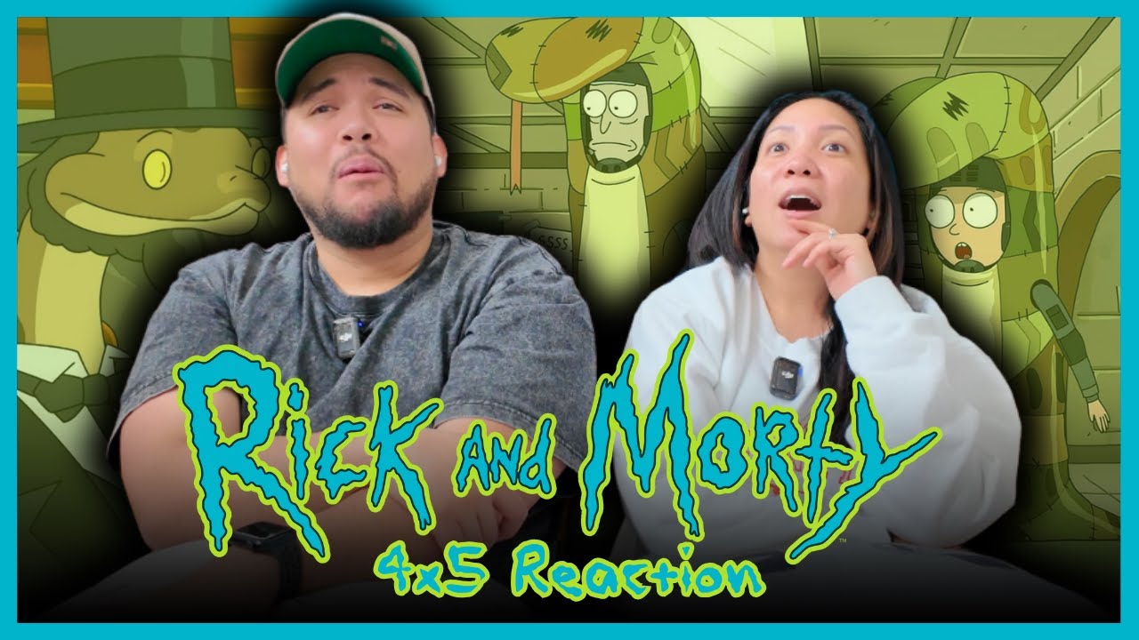 *RICK AND MORTY* BLIND REACTION | 4x5 | Rattlestar Ricklactica