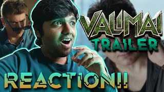 Valimai Official Trailer | REACTION!! | Ajith Kumar | Yuvan Shankar Raja | Vinoth | Boney Kapoor |