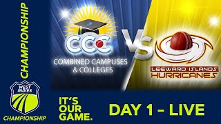 🔴 LIVE CCC v Leeward Islands - Day 1 | West Indies Championship 2024 | Wednesday 13th March