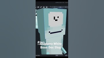 Slugterra White Boon Doc Slug in Blockbench #slugterra #blockbench