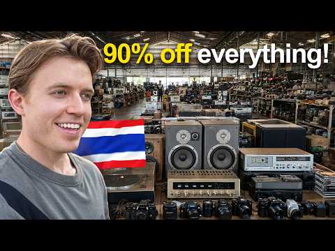 Inside Bangkok's LARGEST Second Hand Electronics market