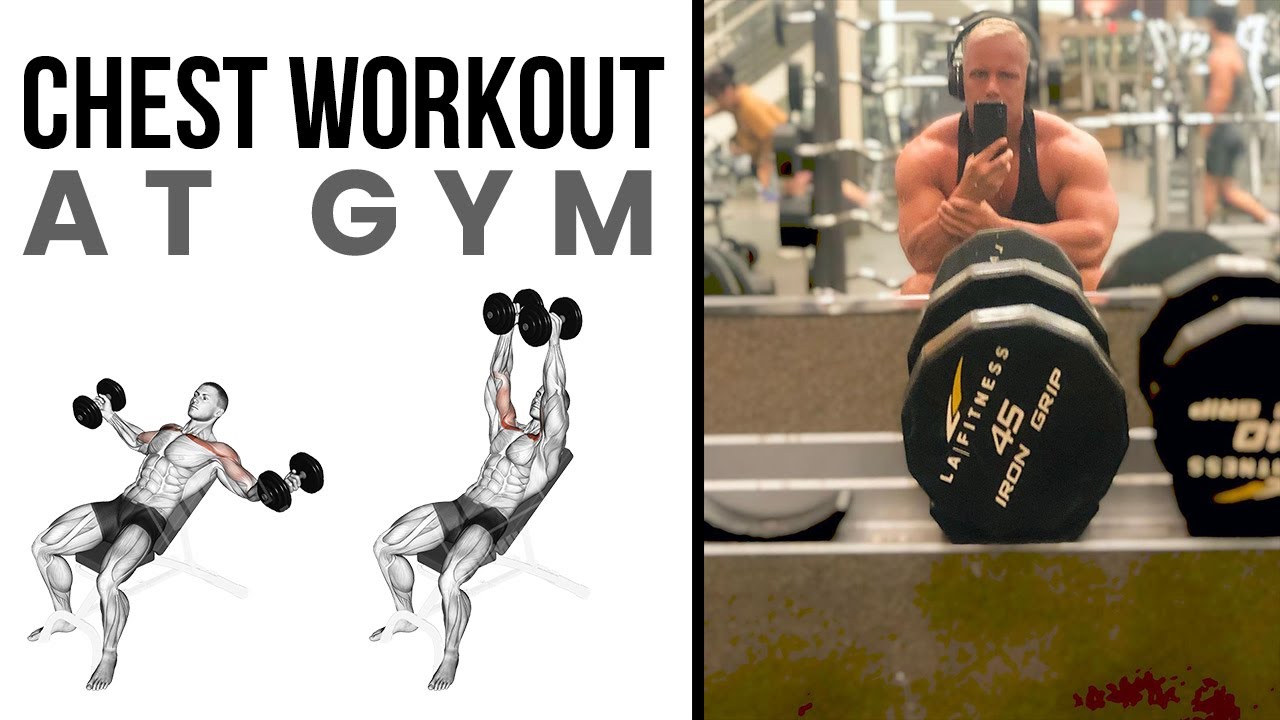 Best Chest Workout At GYM | Chest Workout with Cardio - YouTube