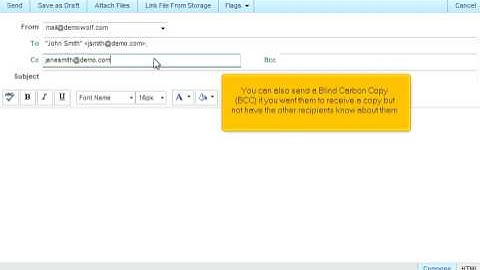 4. How to write an email message in SmarterMail (www.LotSui.com)
