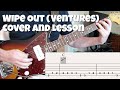 Wipe Out cover and lesson (Ventures live version)