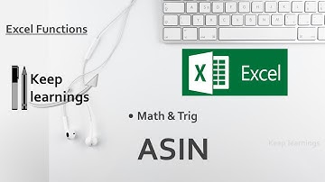Excel ASIN function