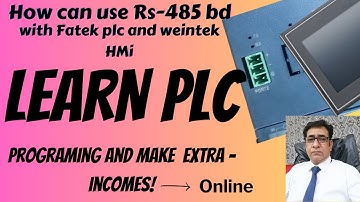 how can use RS-485 bd  with Fatek plc and weintek HMI