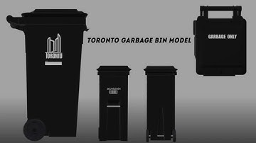 Toronto Garbage Bin 3D Model