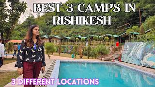 Best camping in Rishikesh  Riverside camps in Rishikesh Shivpuri & Ghattu Ghat  सस्ता सुंदर विकल्प