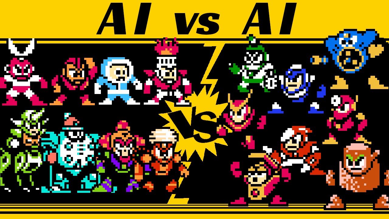 Group Battles - Mega Man 1 & 6 VS 2 | Mega Man CPU Battle