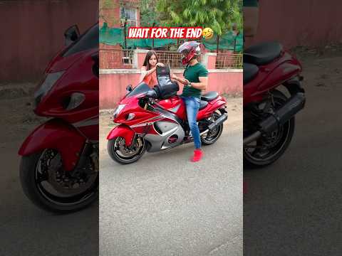 Yeh sab kon sikhata hai ladkiyo ko?? #farazstuntrider #bikers #superbikes #hayabusa