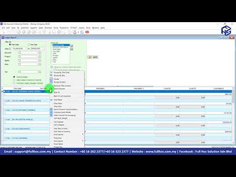 SQL Accounting Reset Layout