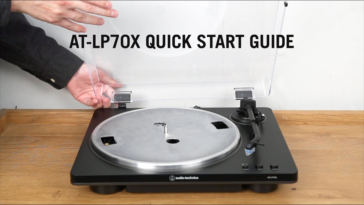 Audio-Technica: AT-LP70X Turntable Quick Start Setup Guide - YouTube