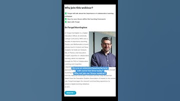 The Importance of Collaborative Learning: Webinar with Dr. Fergal Harrington