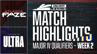 ​@AtlantaFaZe  vs  @TorontoUltra    | Major IV Qualifiers Highlights  | Week 2 Day 1