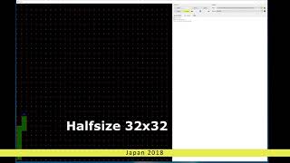 Micromouse Maze Simulator  - 2018 Japan Halfsize(32x32)