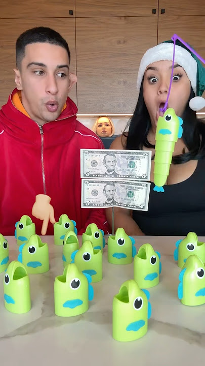 FIND THE LONGEST FISH WIN MONEY!!🤑😱 #shorts