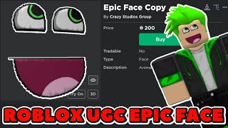 RBXNews on X: FREE UGC LIMITED: The Angry Face releases 4/13 @ 6