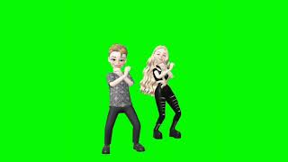 girls and boy green screen dance video vfx croma key green screen cartoon animation dance vdo zepeto