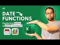 Date Functions 1: Introduction to how Excel stores dates | serial_number| Kunaal Naik