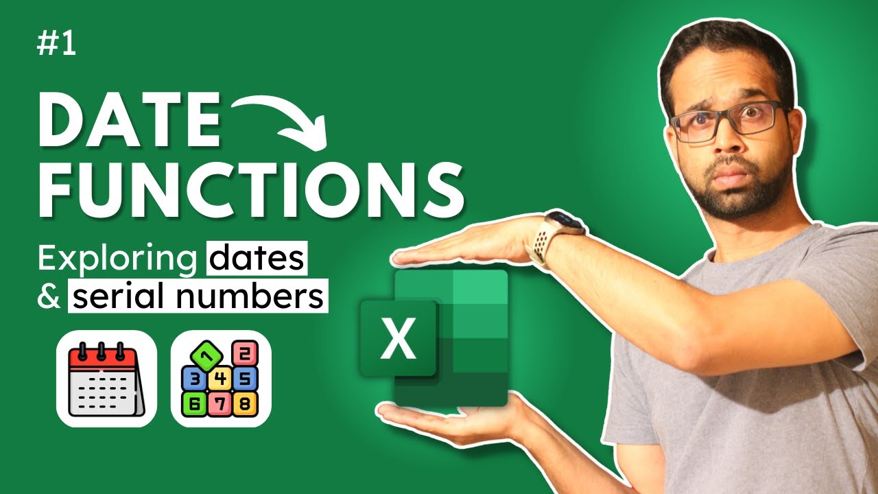 Date functions 1 introduction to how excel stores dates serial