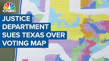 Justice Department sues Texas over voting map