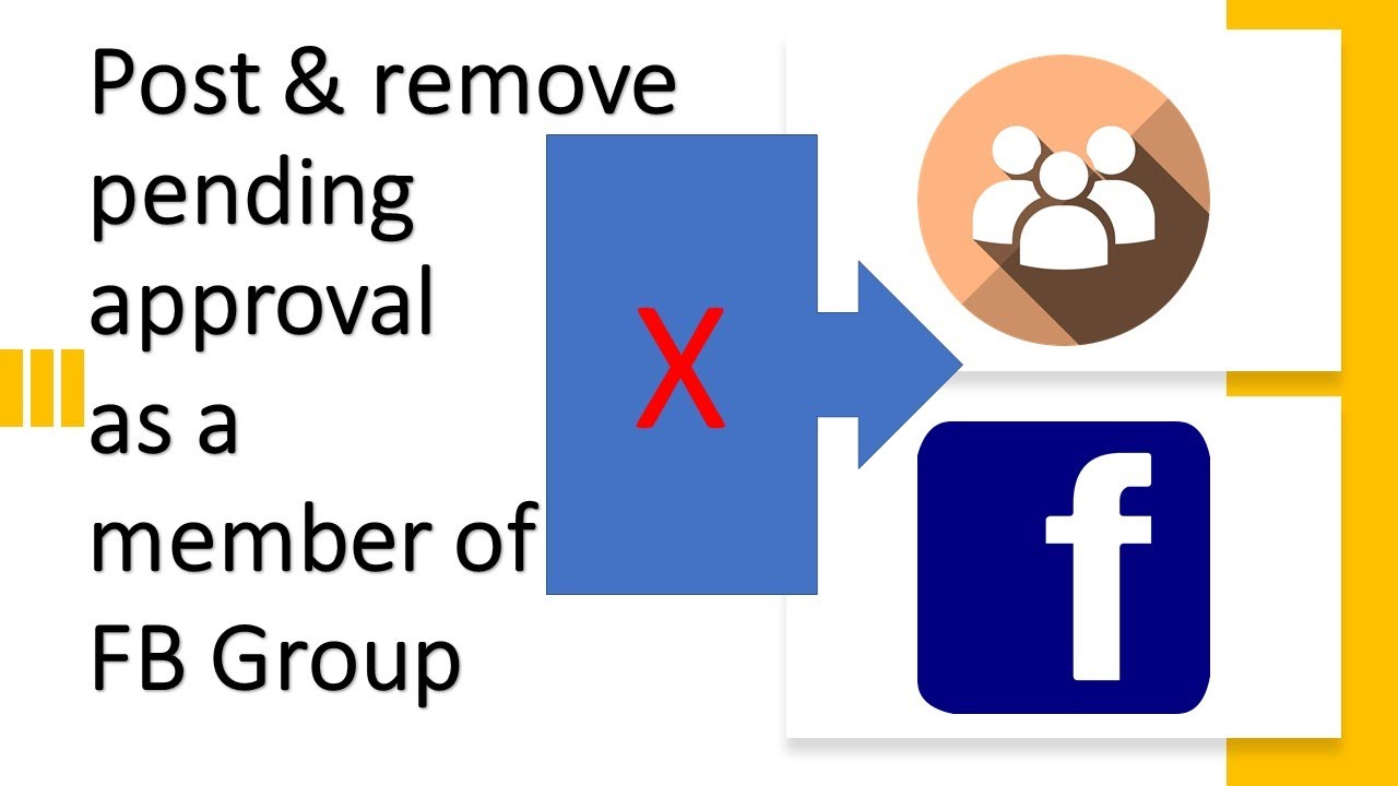 As Member Of Fb Group - Post, Edit, Delete/Remove Pending Post For Approval Of Facebook Group Admins