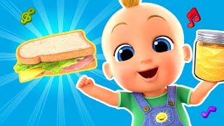 Apprenons À Faire Un Sandwich Chanson Pour Enfants Comptine Bébé Looloo Kids Français