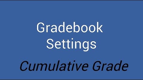 Cumulative Grade Visible to Students in Gradebook: Brightspace D2L