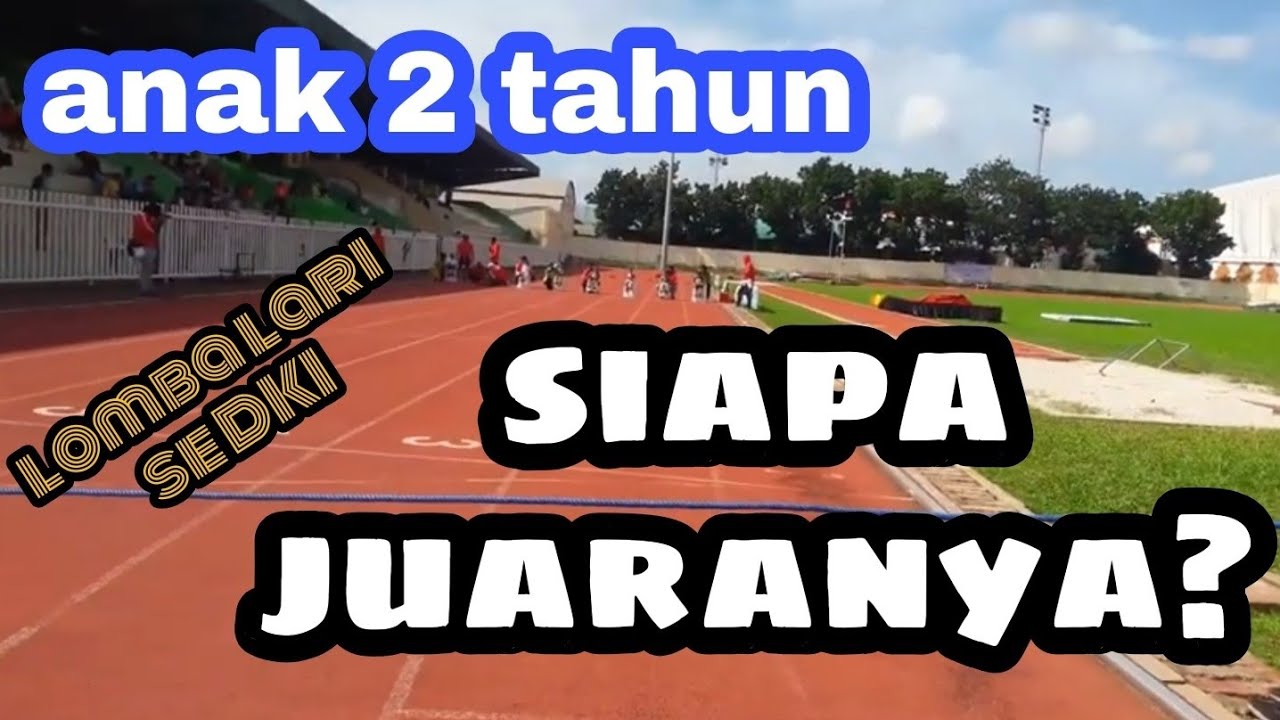 ANAK 2TAHUN lomba lari | KEJUARAAN ATLETIK se DKI | siapa juaranya
