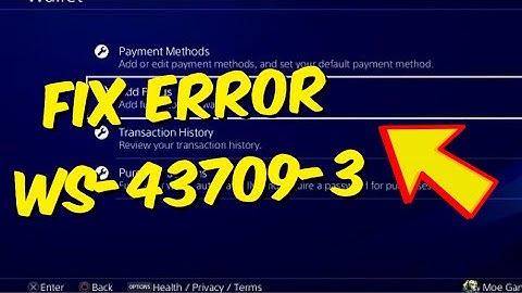 How To Fix PS4 Error WS-43709-3 In 2024 - Credit Information On File is Not Valid