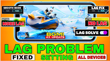 4.1 UPDATE ZERO *LAG* MASTER📱SETTING | SUPER SMOOTH LAG PROBLEM FIX | BGMI LAG FIX 2025 | LAG SOLVE