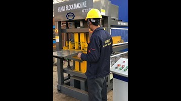 Full automatic interlocking brick machine produce South Africa soil hydraform block #shorts